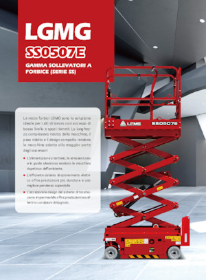 Ножичні підйомники колісні LGMG  SS0507E 