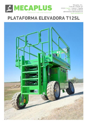 Ножичні підйомники колісні Mecaplús T12SL