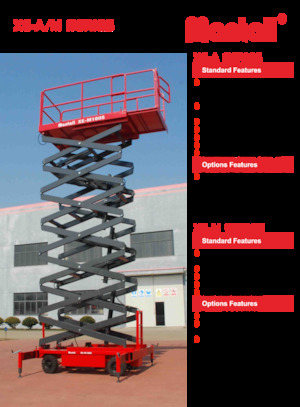 Ножичні підйомники колісні Mantall XE-A140S