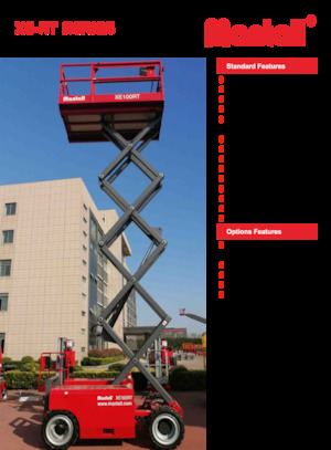 Ножичні підйомники колісні Mantall XE140RT