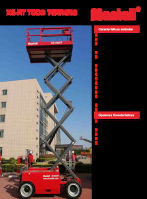 Ножичні підйомники колісні Mantall XE140RT