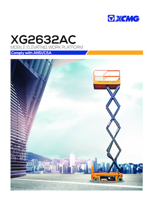 Ножичні підйомники колісні XCMG XG2632AC 
