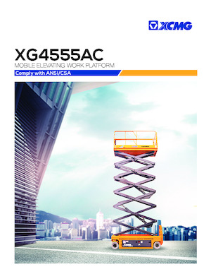 Ножичні підйомники колісні XCMG XG4555AC 