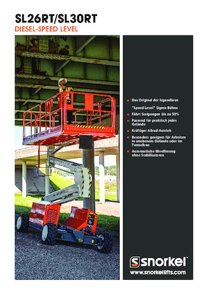 Ножичні підйомники колісні Snorkel SL26RT