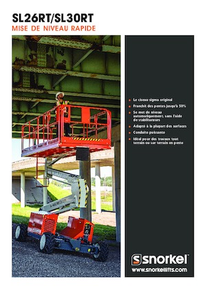 Ножичні підйомники колісні Snorkel SL26RT