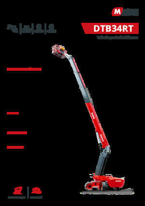 Колісні телескопічні підйомники MAGNI DTB34RT