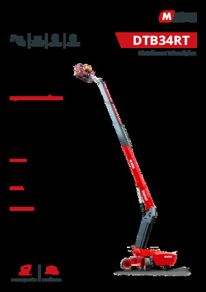 Колісні телескопічні підйомники MAGNI DTB34RT