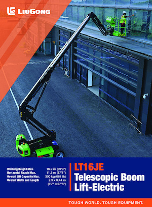 Колісні телескопічні підйомники Liugong LT16JE