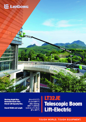 Колісні телескопічні підйомники Liugong LT32JE
