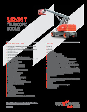 Колісні телескопічні підйомники Skyjack SJ 86 T