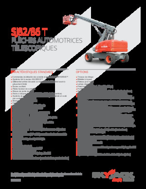 Колісні телескопічні підйомники Skyjack SJ 86 T