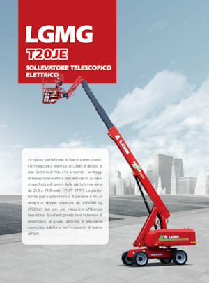 Колісні телескопічні підйомники LGMG  T20JE
