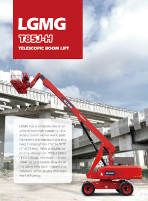 Колісні телескопічні підйомники LGMG  T85J-H