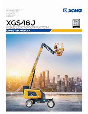 Колісні телескопічні підйомники XCMG XGS46J