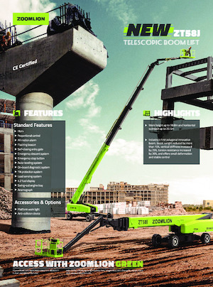 Колісні телескопічні підйомники Zoomlion ZT58J