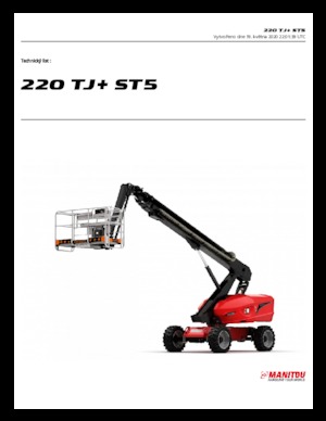 Колісні телескопічні підйомники Manitou 220 TJ+ ST5