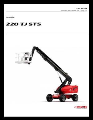 Колісні телескопічні підйомники Manitou 220 TJ