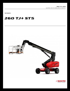 Колісні телескопічні підйомники Manitou 260 TJ+ ST3A