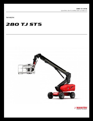 Колісні телескопічні підйомники Manitou 280 TJ ST5