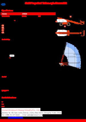 Колісні телескопічні підйомники Sinoboom GTBZ20