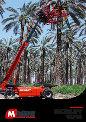 Колісні телескопічні підйомники MAGNI Ricklift 15