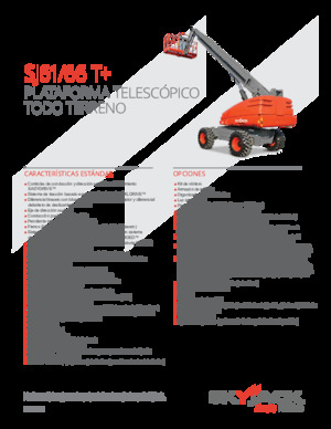 Колісні телескопічні підйомники Skyjack SJ 66 T+