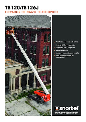 Колісні телескопічні підйомники Snorkel TB126J