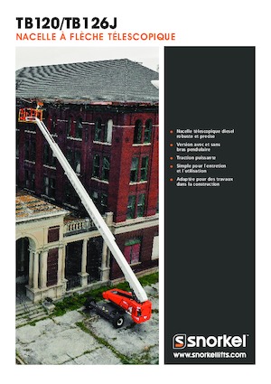 Колісні телескопічні підйомники Snorkel TB126J
