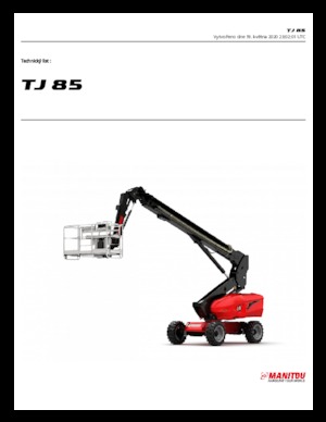 Колісні телескопічні підйомники Manitou TJ 85