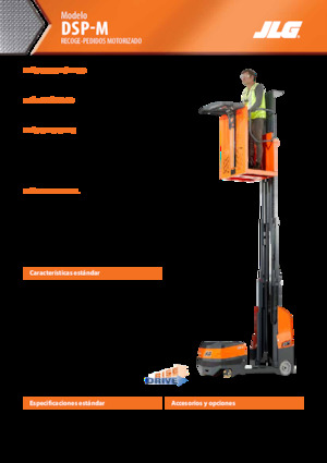 Підйомники з однією вертикальною щоглою JLG DSP-M