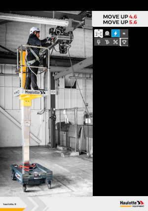 Підйомники з однією вертикальною щоглою Haulotte Move Up 5.6 