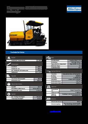 Колісні асфальтоукладальники Dynapac SD 2500 WS