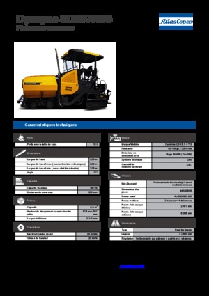 Колісні асфальтоукладальники Dynapac SD 2500 WS