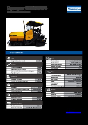 Колісні асфальтоукладальники Dynapac SD 2500 WS