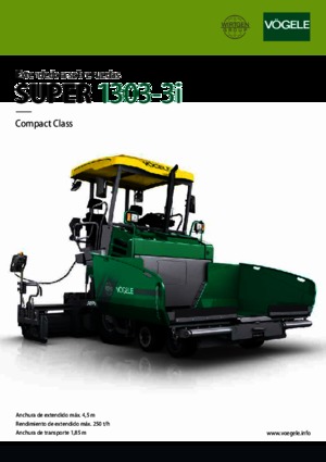 Колісні асфальтоукладальники Vögele Super 1303-3i