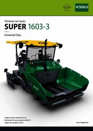 Колісні асфальтоукладальники Vögele Super 1603-3