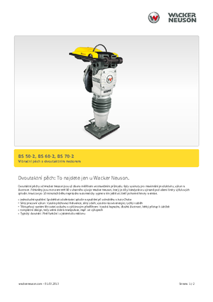 Бензинові та дизельні трамбовки Wacker BS 60-2, 11