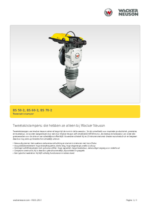 Бензинові та дизельні трамбовки Wacker Neuson BS60-2 11