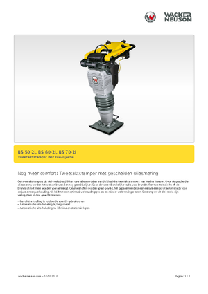 Бензинові та дизельні трамбовки Wacker BS 60-2i 11