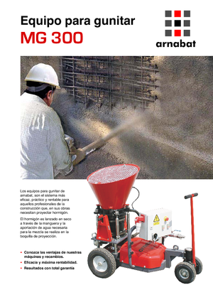 Машини для торкретування Arnabat MG 300