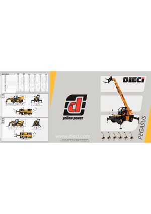 Телескопічні навантажувачі з верхньою будовою Dieci Pegasus 50.19