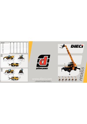 Телескопічні навантажувачі з верхньою будовою Dieci Pegasus 50.19