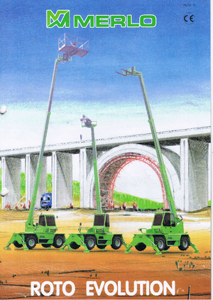 Телескопічні навантажувачі з верхньою будовою Merlo Roto 50.10 EV