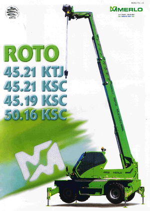 Телескопічні навантажувачі з верхньою будовою Merlo Roto 45.21 KSC