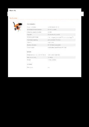 дробарки для деревних відходів Eliet Major 4S