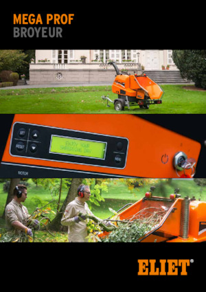 дробарки для деревних відходів Eliet Mega Prof