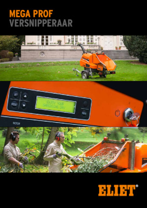 дробарки для деревних відходів Eliet Mega Prof