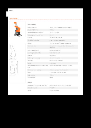 дробарки для деревних відходів Eliet NEO³