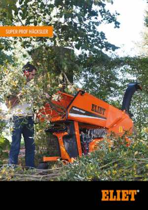 дробарки для деревних відходів Eliet Super Prof Max