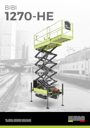 Ножичні підйомники гусеничні Almac Bibi 1270-HE 